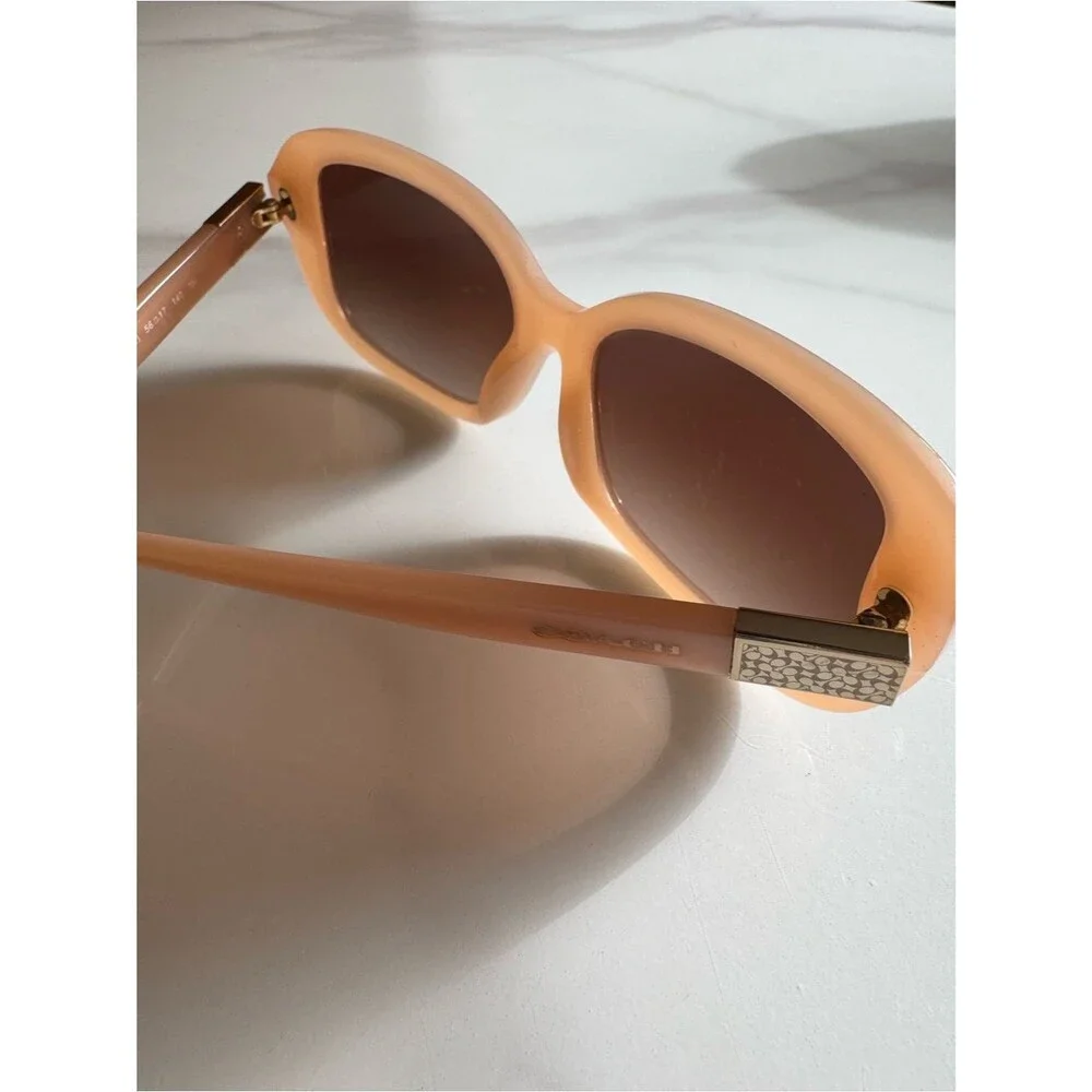 Coach HC8299 L1142 Milky Beige Oversized Sunglasses 56-17-140